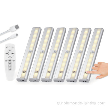 Επαναφορτιζόμενη dimmable κάτω από φωτισμό σκάλες κουζίνας